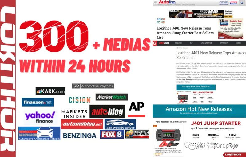 Lokithor在海外新品發布媒體轉發