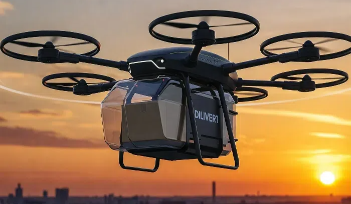 多旋翼配送無人機