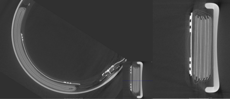 卷繞弧形電池結構圖